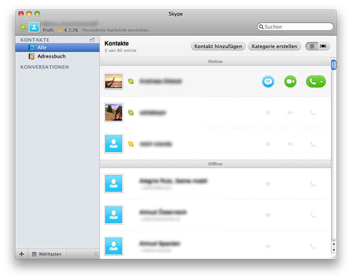 skype for mac menubar